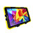 Samsung Galaxy Tab A6 10.1 SM-T580 SM-T585用ハイブリットバンパーケース スタンド プラスチック 兼シリコーン サムスン イエロー