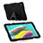 Samsung Galaxy Tab S5e 4G 10.5 SM-T725用ハイブリットバンパーケース スタンド プラスチック 兼シリコーン カバー A02 サムスン 