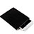 Samsung Galaxy Tab S6 Lite 4G 10.4 SM-P615用ソフトベルベットポーチバッグ ケース サムスン ブラック