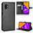 Samsung Galaxy XCover 6 Pro 5G用手帳型 レザーケース スタンド カバー BY5 サムスン ブラック