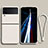 Samsung Galaxy Z Flip3 5G用360度 フルカバー極薄ソフトケース シリコンケース 耐衝撃 全面保護 バンパー サムスン ホワイト