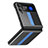 Samsung Galaxy Z Flip3 5G用ハードケース プラスチック 質感もマット カバー L05 サムスン ブルー