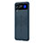 Samsung Galaxy Z Flip3 5G用ハードケース プラスチック 質感もマット カバー H03 サムスン ミッドナイトネイビー