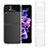 Samsung Galaxy Z Flip3 5G用極薄ソフトケース シリコンケース 耐衝撃 全面保護 クリア透明 T04 サムスン クリア