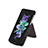 Samsung Galaxy Z Flip3 5G用ハイブリットバンパーケース 高級感 手触り良いレザー柄 兼プラスチック LC1 サムスン 