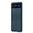 Samsung Galaxy Z Flip4 5G用ハードケース プラスチック 質感もマット カバー H03 サムスン ミッドナイトネイビー
