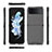 Samsung Galaxy Z Flip4 5G用極薄ソフトケース シリコンケース 耐衝撃 全面保護 クリア透明 T03 サムスン クリア