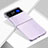 Samsung Galaxy Z Flip4 5G用極薄ソフトケース シリコンケース 耐衝撃 全面保護 クリア透明 T02 サムスン クリア