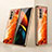 Samsung Galaxy Z Fold2 5G用ハイブリットバンパーケース プラスチック 鏡面 カバー サムスン オレンジ