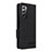 Samsung Galaxy Z Fold2 5G用手帳型 レザーケース スタンド カバー L10Z サムスン ブラック