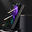 Samsung Galaxy Z Fold2 5G用ハイブリットバンパーケース 高級感 手触り良いレザー柄 兼プラスチック Z08 サムスン 