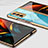 Samsung Galaxy Z Fold2 5G用ハイブリットバンパーケース プラスチック 鏡面 カバー サムスン 