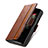 Samsung Galaxy Z Fold3 5G用手帳型 レザーケース スタンド カバー S03D サムスン ブラウン