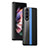 Samsung Galaxy Z Fold3 5G用ハードケース プラスチック 質感もマット カバー L09 サムスン ブルー