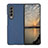 Samsung Galaxy Z Fold3 5G用ハードケース プラスチック 質感もマット カバー H03 サムスン ネイビー