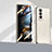 Samsung Galaxy Z Fold3 5G用ケース 高級感 手触り良い アルミメタル 製の金属製 360度 フルカバーバンパー 鏡面 カバー P04 サムスン ゴールド