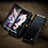 Samsung Galaxy Z Fold3 5G用手帳型 レザーケース スタンド カバー CS3 サムスン 
