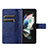 Samsung Galaxy Z Fold3 5G用手帳型 レザーケース スタンド カバー BY2 サムスン 