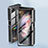 Samsung Galaxy Z Fold3 5G用360度 フルカバー ケース 高級感 手触り良い アルミメタル 製の金属製 P02 サムスン 