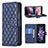 Samsung Galaxy Z Fold3 5G用手帳型 レザーケース スタンド カバー B11F サムスン 