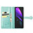 Samsung Galaxy Z Fold3 5G用手帳型 レザーケース スタンド パターン カバー S03D サムスン 