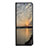 Samsung Galaxy Z Fold3 5G用ハイブリットバンパーケース 高級感 手触り良いレザー柄 兼プラスチック B01 サムスン 