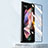 Samsung Galaxy Z Fold3 5G用強化ガラス フル液晶保護フィルム サムスン ブラック