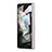 Samsung Galaxy Z Fold3 5G用強化ガラス フル液晶保護フィルム F02 サムスン ブラック