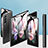 Samsung Galaxy Z Fold3 5G用高光沢 液晶保護フィルム 背面保護フィルム同梱 F07 サムスン クリア