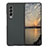 Samsung Galaxy Z Fold4 5G用ハイブリットバンパーケース 高級感 手触り良いレザー柄 兼プラスチック B04 サムスン グリーン