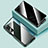 Samsung Galaxy Z Fold4 5G用ケース 高級感 手触り良い アルミメタル 製の金属製 360度 フルカバーバンパー 鏡面 カバー P02 サムスン グリーン