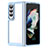 Samsung Galaxy Z Fold4 5G用ハイブリットバンパーケース クリア透明 プラスチック カバー J01S サムスン 