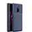 Sony Xperia 1用シリコンケース ソフトタッチラバー ツイル カバー S01 ソニー ネイビー