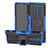 Sony Xperia 1用ハイブリットバンパーケース スタンド プラスチック 兼シリコーン カバー ソニー ネイビー