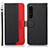 Sony Xperia 1 V用手帳型 レザーケース スタンド カバー A09D ソニー ブラック