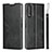 Sony Xperia 10 II用手帳型 レザーケース スタンド カバー L01 ソニー ブラック