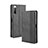 Sony Xperia 10 II用手帳型 レザーケース スタンド カバー BY4 ソニー ブラック