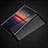 Sony Xperia 10 III Lite用強化ガラス フル液晶保護フィルム ソニー ブラック
