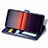 Sony Xperia 5 II用手帳型 レザーケース スタンド カバー L08 ソニー 