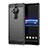 Sony Xperia PRO-I用シリコンケース ソフトタッチラバー ライン カバー ソニー ブラック