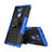 Sony Xperia XA2 Plus用ハイブリットバンパーケース スタンド プラスチック 兼シリコーン カバー ソニー ネイビー