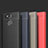 Sony Xperia XA2 Plus用シリコンケース ソフトタッチラバー レザー柄 ソニー 