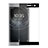 Sony Xperia XA2 Plus用強化ガラス フル液晶保護フィルム ソニー ブラック