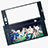Sony Xperia XZ用強化ガラス 液晶保護フィルム 3D ソニー ネイビー