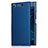 Sony Xperia XZ1用ハードケース プラスチック 質感もマット M01 ソニー ネイビー
