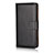 Sony Xperia XZ1 Compact用手帳型 レザーケース スタンド L02 ソニー ブラック
