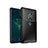 Sony Xperia XZ2用シリコンケース ソフトタッチラバー ツイル カバー S02 ソニー ブラック