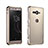 Sony Xperia XZ2 Compact用ケース 高級感 手触り良い アルミメタル 製の金属製 バンパー カバー ソニー ゴールド