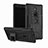 Sony Xperia XZ2 Premium用ハイブリットバンパーケース スタンド プラスチック 兼シリコーン カバー ソニー ブラック