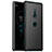 Sony Xperia XZ3用ハードケース プラスチック 質感もマット M01 ソニー ブラック